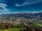 Zakopane Poland, Aerial panorama photography. Poland mountains Tatry