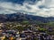 Zakopane Poland, Aerial panorama photography. Poland mountains Tatry