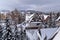 Zakopane town in Tatra mountains at winter