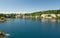 Zakrzowek Lake.  Landscape, Former excavations flooded with water near Krakow