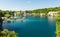 Zakrzowek Lake.  Landscape, Former excavations flooded with water near Krakow