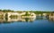 Zakrzowek Lake.  Landscape, Former excavations flooded with water near Krakow