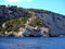 Zakynthos Greek Island; Steps Down Cliff to Sea