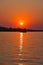 Zambezi river sunset, Zimbabwe, Africa