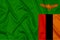 Zambia Country Silk flag