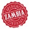 Zambia stamp rubber grunge