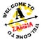 Zambia stamp rubber grunge