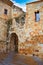 Zamora Obispo arch door near Cathedral Spain