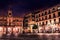 Zamora Plaza Mayor sunset in Spain