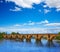 Zamora Puente de Piedra stone bridge on Duero