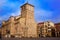 Zamora San Juan church in Plaza Mayor Spain