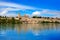 Zamora skyline by Duero river of Spain