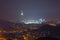 Zamzam Tower during night in Mecca ,Saudi ,Arabia.