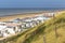 Zandvoort beach and dunes overview