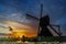 Zandwijkse Molen at Sunset