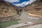 Zanskar river meets the Indus near Srinigar to Leh road