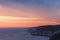 Zante, Colorful dramatic sunset. Cape Keri