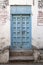 Zanzibar old blue door in Stone town