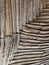 Zanzibari wicker roof pattern, close up shot
