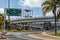 Zapopan, Jalisco Mexico. January 1, 2023. Cityscape of vehicular bridge with curvy overpass