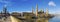 Zaragoza - The panorama of the bridge Puente de Piedra and Basilica del Pilar in the morning light