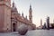 Zaragoza Saragossa. Spain. Cityscape. Plaza del Pilar