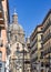 Zaragoza, Spain - The Basilica of Our Lady of the Pillar seen from the Alfonso shopping street, Zaragoza, Aragon,