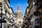 Zaragoza, Spain -  The Basilica of Our Lady of the Pillar seen from the Alfonso shopping street, Zaragoza, Aragon,