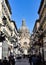 Zaragoza, Spain -The Basilica of Our Lady of the Pillar seen from the Alfonso shopping street, Zaragoza, Aragon,