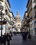 Zaragoza, Spain - The Basilica of Our Lady of the Pillar seen from the Alfonso shopping street, Zaragoza, Aragon,