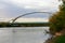 Zaragoza, Spain/Europe; 24/11/2019: Third Millenium Bridge & x28;Puente del Tercer Milenio