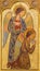 ZARAGOZA, SPAIN - MARCH 1, 2018: The icon of prayered angels on the main altar in church Iglesia del Perpetuo Socorro