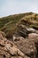 Zarautz beach in the Basque country. Landscape beach