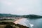 Zarautz beach in the Basque country. Landscape beach