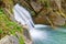 The Zaskalnik Waterfall. Natural source of water.