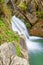 The Zaskalnik Waterfall. Natural source of water.