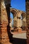 ZAÃ‘A PERU Abandoned ruin of the Catholic Church of San Agustin founded in the year 1563 and abandoned by a flood in the 18th