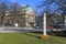 The Zbruch Idol, pagan stone pillar in Krakow, Poland