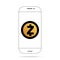 Zcash ZEC cryptocurrency icon vector iphone