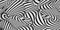 Zebra abstract waves ripple background image 3D illustration