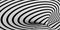 Zebra abstract waves ripple background image 3D illustration