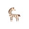 zebra, animal, zoo icon. Element of color African safari icon. Premium quality graphic design icon. Signs and symbols collection