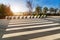 Zebra crossing on outdoor road