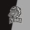 Zebra esport logo mascot design