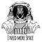 Zebra Horse Astronaut. Space suit. Hand drawn image of lion for tattoo, t-shirt, emblem, badge, logo patch kindergarten