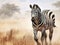 Zebra  Made With Generative AI illustration