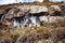 The Zebra rocks on the way to the summit of Mount Kilimanjaro, Tanzania