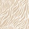 Zebra seamless pattern. Abstract Safari background in beige colors. Tiger stripes print for textile, carpet, wrapping