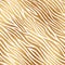 Zebra seamless pattern. Gold animal print. Fashion style patern. Texture wild skin. Abstract golden diagonal lines background. Zeb