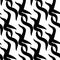 Zebra skin repeated seamless pattern. Black and white colors